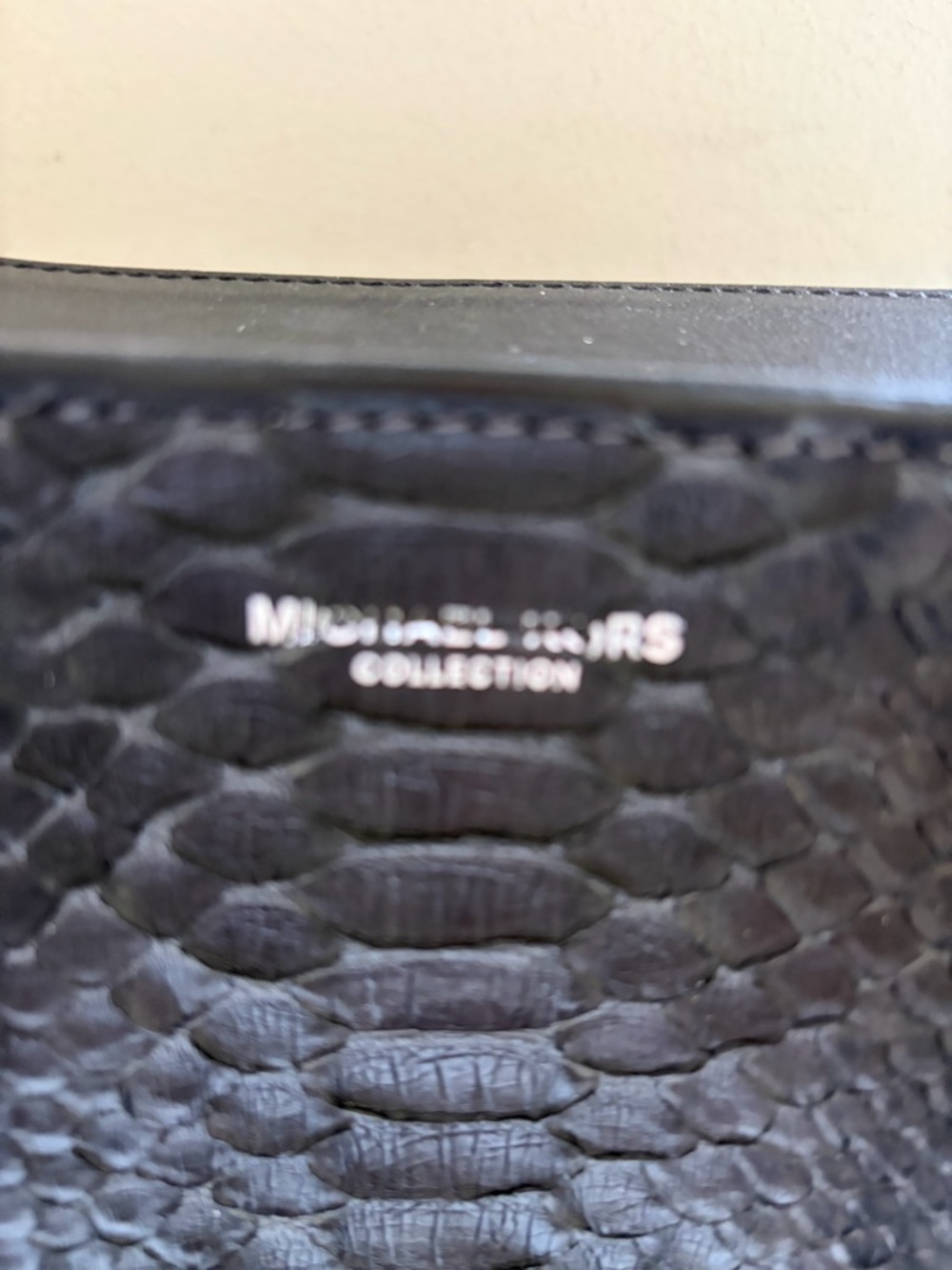 Michael Kors Collection Python Gracie Bag – Black | Made in Italy - Picture 6 of 7
